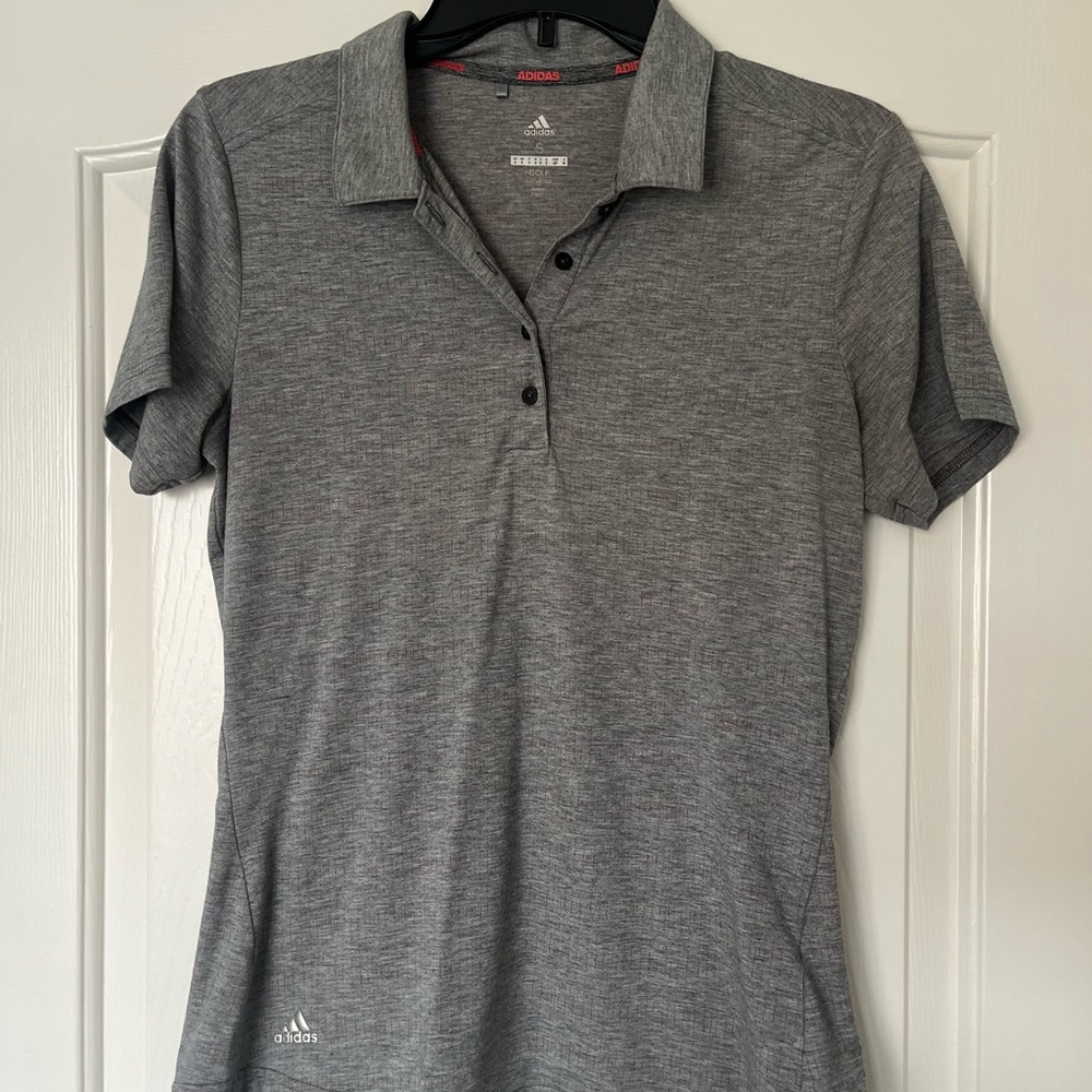 Adidas Women's Charcoal Button Down Shirt